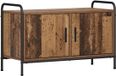 vidaXL Tv-meubel 79,5 x 33 x 50 cm Oud hout Bewerkt hout