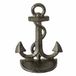 Boltze Deurstopper Anker - 1 kg - grijs - metaal - H18 cm
