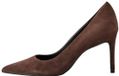 Next - Dames - Forever Comfort® leren pumps met voering en halfhoge hak - Bruin