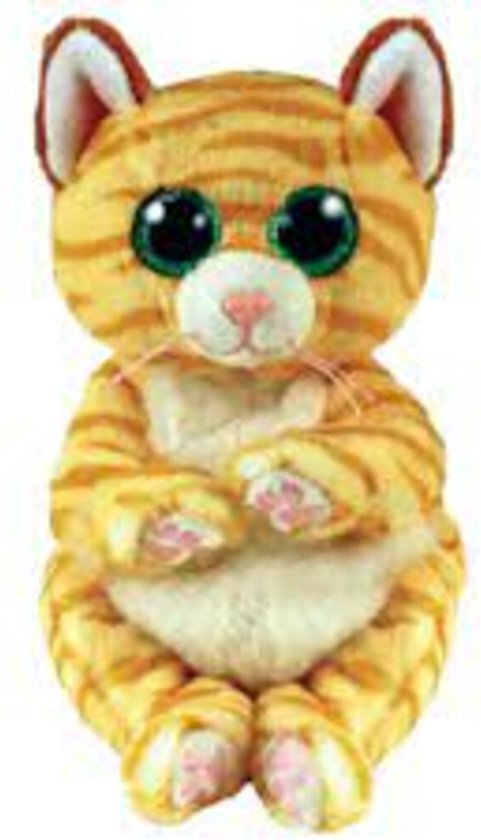 TY - Beanie Baby Streepjes Kat Mango - 15 CM