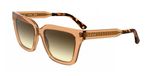 Lacoste L6063S Transparent brick 55/18/145 Vrouwen Zonnebrillen