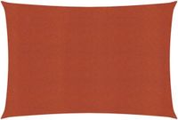 vidaXL Zonnezeil 4x6m HDPE Terracotta