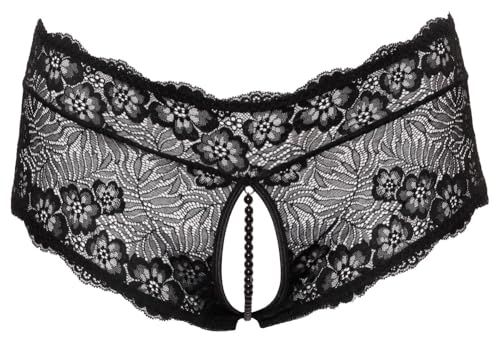 Cottelli Curves Slip Met Parels 4XL Zwart