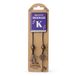 IF Book Keepers Antiqued Letter Bookmarks - Letter K