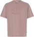 Solid DK Company A/S T-shirt Solid Uncaster Heren Katoen Korte mouw Ronde hals Logo Casual Lente/Zomer 2026 Schemerig mauve Maat M