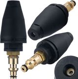 Rosfix Spuitmond Vervanging - Roterende Turbo - 150 bar, 60°C, Quick Connect - Geschikt voor Parkside