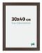 Your Decoration Cadre Puzzle 30x40 cm Chêne Foncé