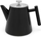 Leopold Vienna Theepot dubbelwandig Oslo 1 L RVS - mat zwart