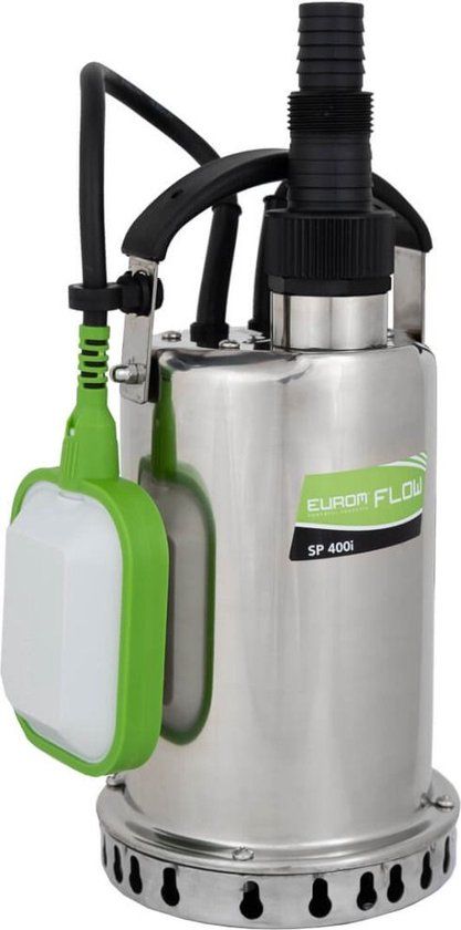 Eurom Flow SP400i Schoonwaterpomp 400W | Dompelpomp RVS
