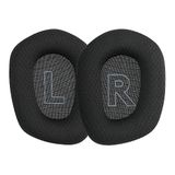 kwmobile 2x coussinets d'oreille en velours pour casques Logitech G733 - Coussinets pour casque supra-auriculaire noir