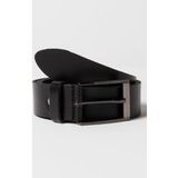 JP 1880 Lederen riem heren grote maten L-8XL zakelijke lederen riem koe kwaliteit 707865, zwart, 130