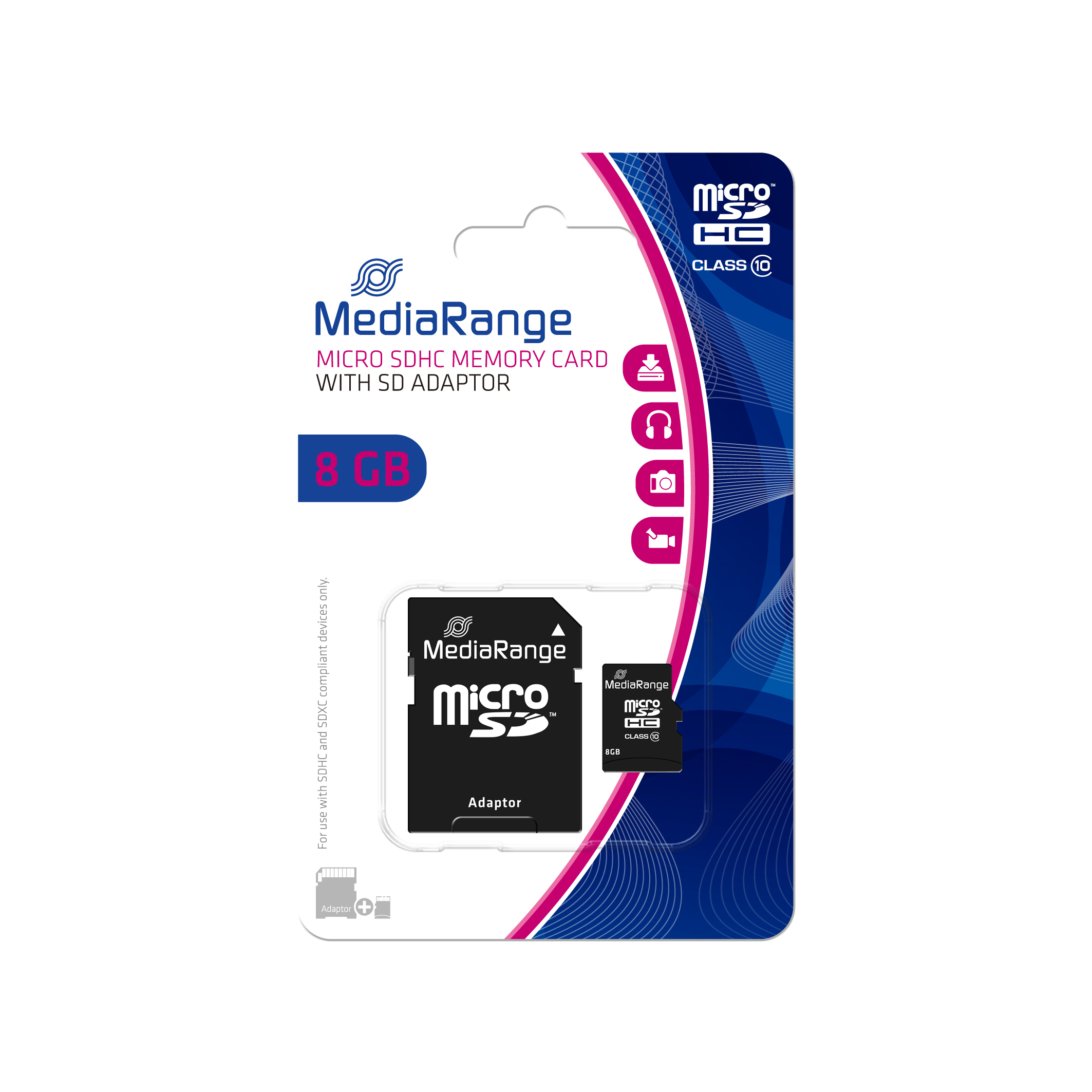 MediaRange 8GB microSDHC