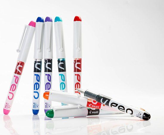 Pilot V-PEN Vulpen flow pack - Zwart - 6 stuks