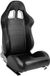 AutoStyle Sportstoel 'DS' - Zwart/Carbon-look Kunstleder