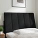 VidaXL Hoofdbordkussen Hanko 90 cm Stof Zwart