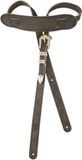 Gretsch Vintage Tooled Leather Strap Black - Gitaarband