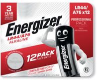 Energizer LR44 / A76 Knoopcel Batterij - 12 Stuks - Lithium Batterijen - 1.5V