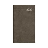Aurora Visuplan Perl Luna weekagenda met uurindeling 2027 zwart (1 week per 2 pagina's) 6-talig