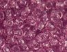 Japanse rocaille kralen, transparant, paars, 2,2 mm, 11/0, 100 g