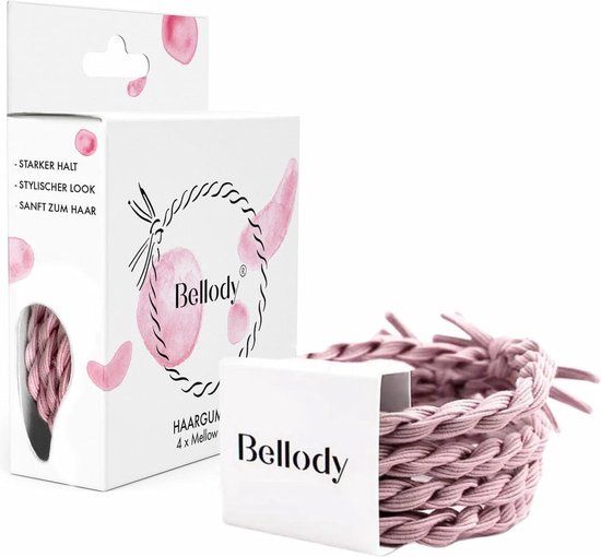 Bellody Original Hair Ties #mellow Rose 4 U Scrunchie - Natuur - 1 stuk(s)
