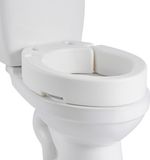 VEVOR Toiletbrilverhoger (Draagvermogen 136 Kg) met Een Hefhoogte van 88,9 mm, Verhoogde Toiletbril met Vergrote Opening voor Ouderen, Verlengde Toiletpotten