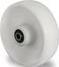 Promat/Tecwerk Reservewiel | Wiel-Ø 100 mm | draagvermogen 150 kg | polyamide wit | As-Ø 12 mm naaf lengte 40 mm - 3000276073