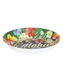 FIESTAS GUIRCA Herbruikbare zomerschaal (32 cm), tafeldecoratie voor afstudeerfeesten en zomer, ideaal voor Hawaiifeesten en feestdagen, meerkleurig