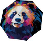 doppler Paraplu Modern.Art Long Automatic Panda Coloré