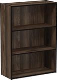 Furinno Pasir 3-Tier Open Shelf Boekenkast Steam Beuken Donkerbruin Hout