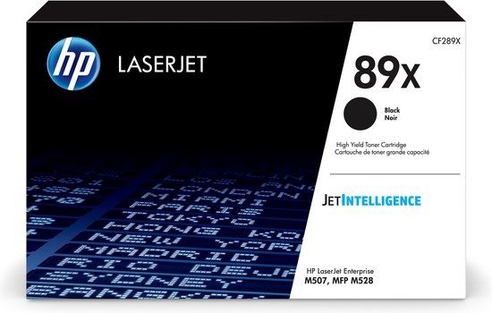 HP 89X Zwarte Originele LaserJet Tonercartridge - 10.000 Pagina's - CF289X