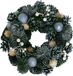 Berhome Deco Kerstkroon Zilver Ø 26 cm