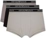Emporio Armani Heren 3-Pack Trunk, Zwart/Staal/Grijs, S