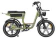 V20 Comfort - Elektrische Fatbike incl. kettingslot - 20 inch - 250W motor - Actieradius tot 60 km - 7 versnellingen - Hydraulische schijfremmen - 720Wh accu - Groen