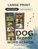 Large Print Dog Breeds Word Search Volume 1