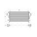 Valeo Intercooler, Inlaatluchtkoeler 818603