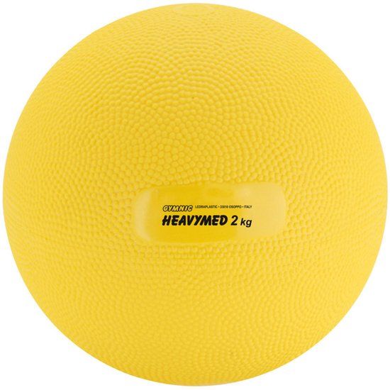Gymnic Gewogen bal Heavymed 2 kg geel