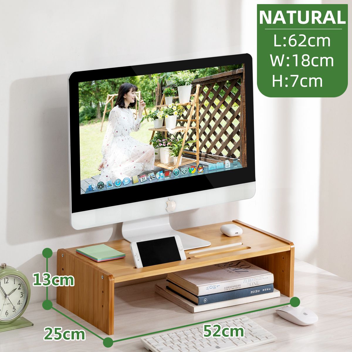 other MumaHome Bamboe Verstelbare Laptop Monitorstandaard