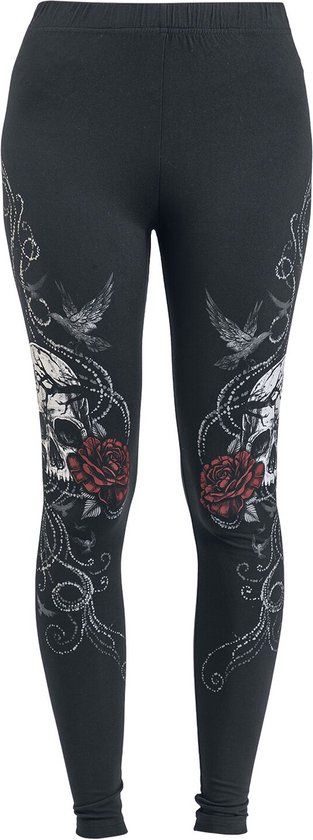 Black Premium by EMP Zwarte Legging met Zacht Materiaal - Dames - XL