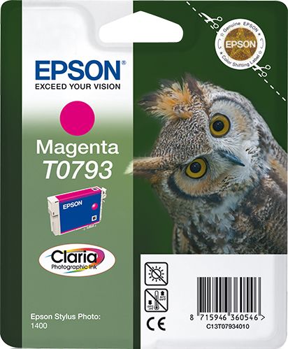 Epson T0793 Magenta Claria Photographic Ink Cartridge