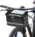 Ibenzoa® Sacoche de guidon de vélo étanche 5 litres - Noir