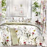 Dreams & Drapes Spring Glade - Onderhoudsvriendelijke dekbedovertrekset - Super-kingsize bedmaat in veelkleurig