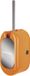 Spirella Cube Toiletborstel met Houder – WC-Borstelhouder van ABS Kunststof – Toiletborstelhouder Oranje – 46 × 15 × 13 cm