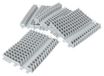 vhbw 4x Bürste kompatibel mit Dolphin Wave 100, 80 Poolroboter, Poolsauger - Aus PVC, 17,5 x 13 x 2 cm