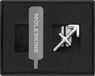 Moleskine Boogschutterspeld voor notitieboek of dagboek, dierenriemsymboolpen, personaliseer elastische sluiting, gepersonaliseerde cadeau-ideeën, kleur zilver