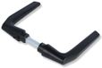 Ibenzoa® Poignée de porte en aluminium noir revêtue