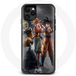 Maniacase Coque pour iPhone 12 Pro Sangoku Naruto Luffy Eén Stuk Dragon Ball Z 3D Anime Manga