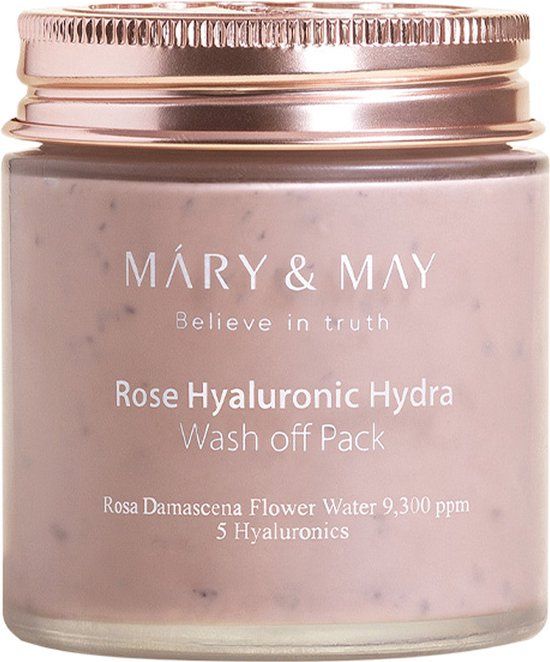 Mary&May Rose Hyaluronic Hydra Wash Off Pack