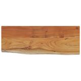 VidaXL Tafelblad rechthoekig natuurlijke rand 80x40x3,8 cm acaciahout