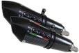 GPR Exclusive Gpe Anniversary Poppy Gehomologeerde Demper Met Verbindingsbuis Zwart Homologated
