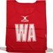 Gilbert Netball Monochrome Netball Bibs - Small - Rood
